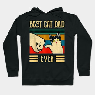 Best Cat Dad Ever Fist Bump Best Cat Dad Ever Hoodie